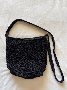 Crochet crossbody bag